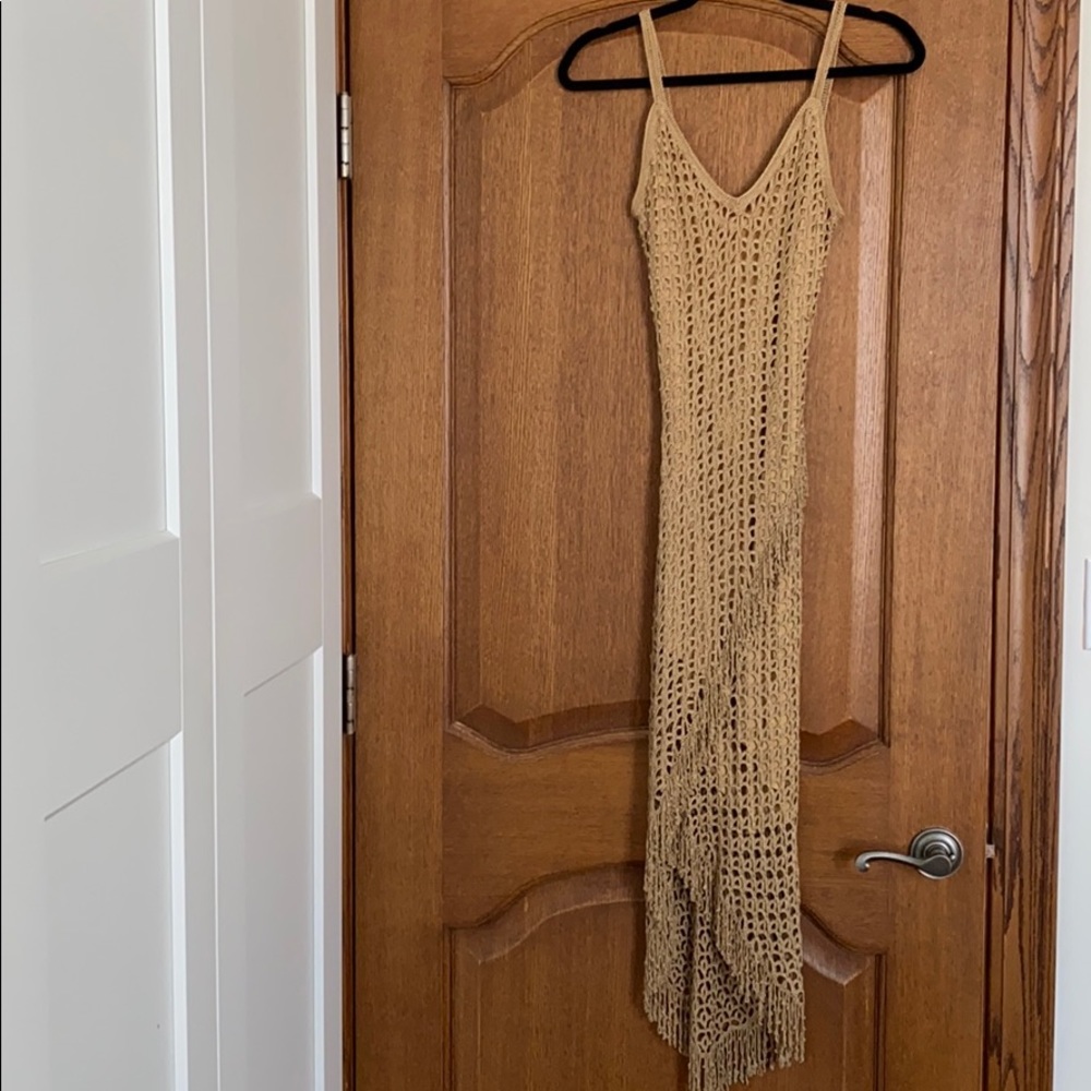 Gold summer dress